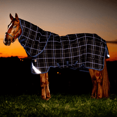 Talvimatto Hevosen Loimet Horseware Rhino Plus Reflectech Turnout 250g Navy Reflective 165