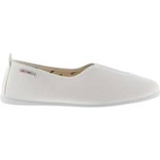 Unisex - White Slippers Victoria Damen-Hausschuhe panama Blanc