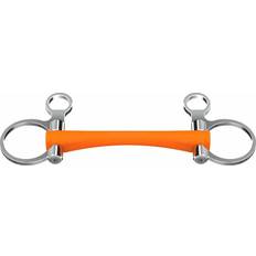 Orange Bits Beval bit for straight barrel horse with double break Winderen Orange