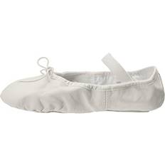 Bloch Women's Dansoft Full Sole Leather Ballet Slipper Shoe - White