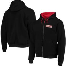 Dunbrooke Men's Black San Francisco 49ers Craftsman Thermal-Lined Full-Zip Hoodie