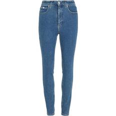 Calvin Klein Femme Jeans Calvin Klein Jean Slim - Bleu Denim/Blanc