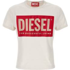 Diesel Women T-shirts Diesel Diesel-T-Malun T Shirt Bianco-Donna White