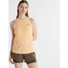 New Balance Vrouw Mouwloze shirts New Balance Jacquard Slim Tank - Oranje