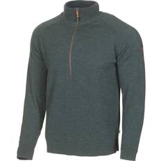 Gang & Vandring - Grå - Herre Sweatere Ivanhoe of Sweden Men's Jojje Half Zip Rifle Green