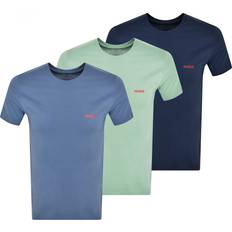 Multicoloured T-shirts HUGO 3pack T-shirt Triplet Logo Multi