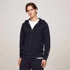 Mies - Nahka Paidat Tommy Hilfiger FZ Hoodie - Sininen