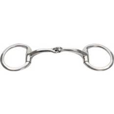 Green Bridles & Accessories Curved Mouth Eggbutt Snaffle - Argenté
