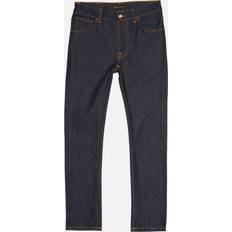 Herr - Orange Jeans Nudie Jeans Lean Dean Dry 16 Dips - Blå