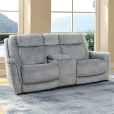 Sofas Zero Gravity Power Reclining Console Loveseat 73W x 40.5D x 42H Sofa