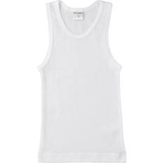 Dresses Key Chain Boys' 100% Cotton Tank Tops 2-Pack of Comfortable Athletic Undershirts White