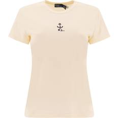 Polo Ralph Lauren-R. L. T-Shirts Beige-Donna