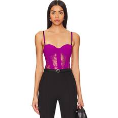 Violet Lingerie sculptante Fleur Du Mal BODY - Purple