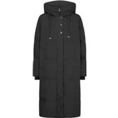 Mos Mosh Dame Jakker Mos Mosh MMCayo Long Quilt Jacket BLACK