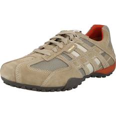 Geox Man Sneakers Geox Sneakers Laag Uomo Snake - Camel/Taupe/Wit