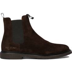 Common Projects Botas Common Projects Projects-Suede Chelsea Boots Stivali Stivaletti Marrone-Uomo Brown