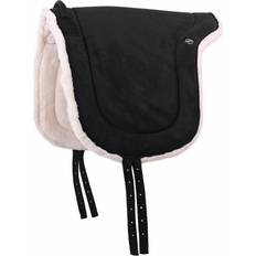 Reitsport QHP Bareback Pad Sattelkissen Roher Reitteppich - Noir