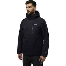 Jack Wolfskin Jasper 3In1 Jacket - Farve Sort