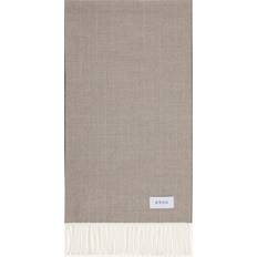 Eton Beige Herringbone Merino Wool Scarf Herr Slipsar One Från Magasin Lysebrun (One Size)