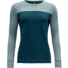 Orange - Træningstøj Svedundertøj Devold Women's Norang Shirt Merinolongsleeve - Blå