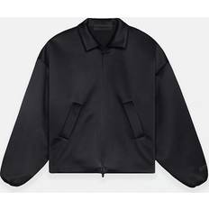 Fear of God Outerwear Fear of God Essentials Women's Black Satin Bomber Jacket