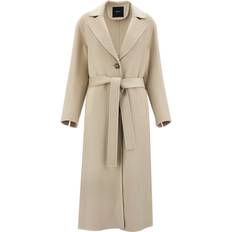 Cappotto di Lana - Donna Cappotti Pinko Coat Trench E Impermeabili Beige Donna - Woman