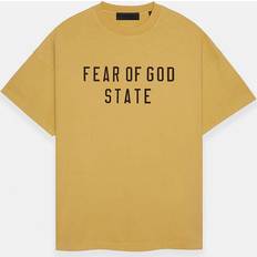 Fear of God Essentials Men's Heavy Crewneck T-Shirt - Amber