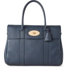 Mulberry Bayswater Grained Leather Satchel - Night Sky