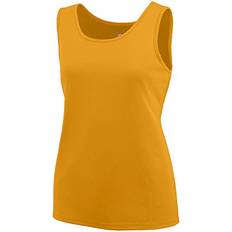 Gold - Women Tank Tops Augusta Sportswear Ladies Training Tank - White
