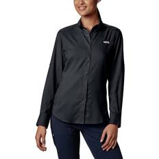 Columbia Women Shirts Columbia Women’s PFG Tamiami II Long Sleeve Shirt, Black