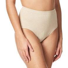 3XL Panties Bali Women's Comfort Revolution Seamless Brief Panty,Nude Damask,6/7