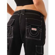 Pants Women's Military Single Needle Cargo Pant Black True Religion (26)