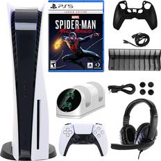 Sony PS5 Core with Miles Morales Game and Accessories Kit Multicolor (OS)