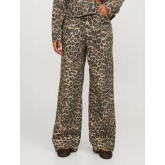 Leopard Byxor JJXX Jxsarah Klassiska Byxor Brun