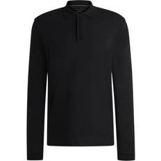 Kashmir Pikétröjor BOSS Regular-fit polo shirt in cotton and cashmere