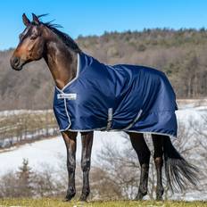 Reitsport Bucas Outdoordecke Freedom Turnout Light High Neck Navy