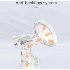 Silicone Breast Pumps Tomtop Jms doopser DSP-8002D Double Electric Breast Pump for Breastfeeding Hands Free Breast Pump Modes &