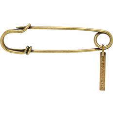 Dries Van Noten Brass Safety Pin Brooch 973 BRASS UNI