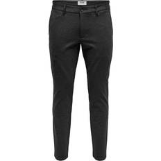 Only & Sons Bukser Only & Sons Mark Performance Pants Dark Grey Melange