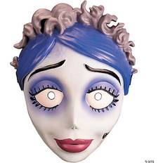 Purple Masks Trick or Treat Studios Tim Burton's The Corpse Bride Emily Adult Costume Injection Mask