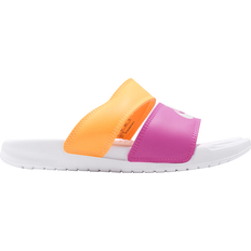 Nike Pink Slides Nike Benassi Duo Ultra Slide - Metallic Summit White