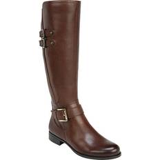 High Boots Naturalizer Kaya Commerce LLC, Women Jessie Riding Boot Chocolate Leather