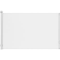 Living and Home Retractable Safety Gate for Kids and Pets White 87 x 140 x 5cm