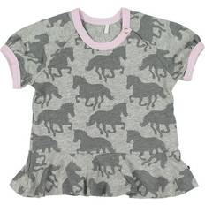 Freds World T-shirt Gråmelerad m. Hästar Freds World 74 T-shirt