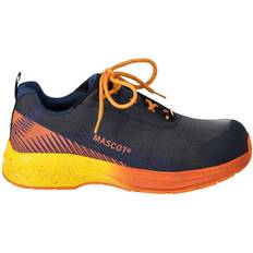 Blue Work Shoes Mascot Customized F1600 Safety Shoes - Orange/Grey