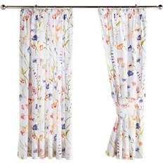 Larissa Floral Curtains 72 in x 66 in - Multicoloured