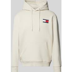 Man - Polyester Truien Tommy Jeans Hoodie Met Trekkoord En Logo