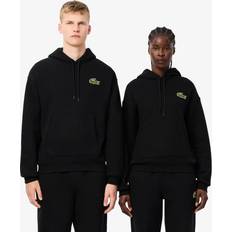 Lacoste Dam Tröjor Lacoste Loose Fit Hoodie - Black
