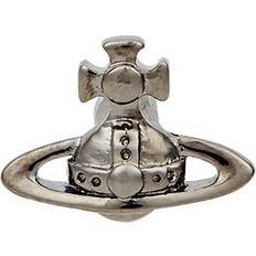 Vivienne Westwood Earrings Vivienne Westwood Lorelei orb Gunmetal Single Stud Earring Dark Grey