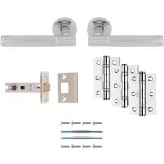 Lagos Polished Chrome Ultimate Door Latch Kit